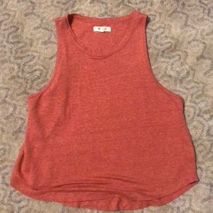 Rusty orange Madewell tank top